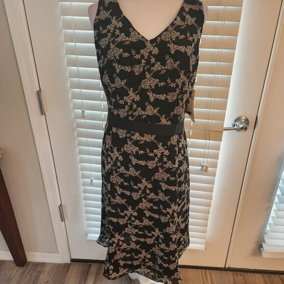 Danny & Nicole Print Dress. NWT. Size 14 - Picture 1 of 12
